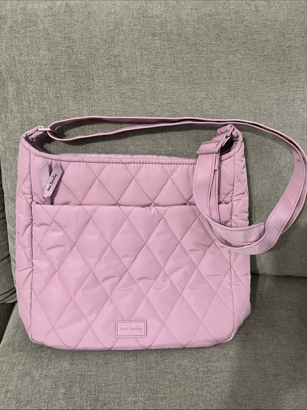 NWOT Vera Bradley XL Crossbody in Light Dusky Plum in Ultralight